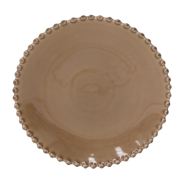 Kakaovohnedý kameninový dezertný tanier Costa Nova Pearl, ⌀ 23 cm