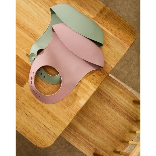 Svetloružové/tyrkysové podbradníky v súprave 2 ks Lili – Kave Home-image-1