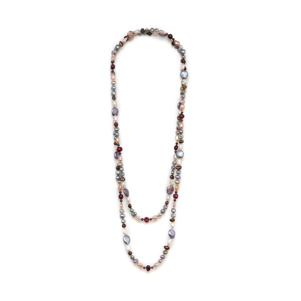 Farebný perlový náhrdelník GemSeller Baroque