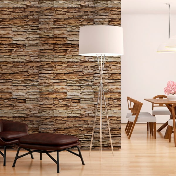 Nástenná samolepka Ambiance Wall Brick Cladding, 40 × 40 cm