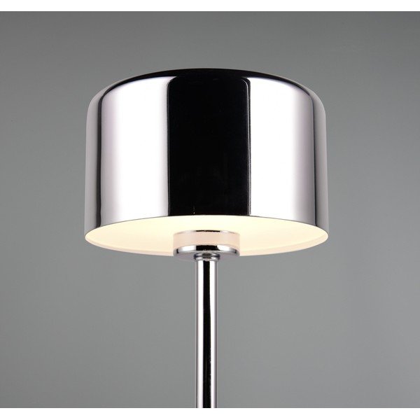 LED stmievateľná stolová lampa v lesklo striebornej farbe (výška 30 cm) Jeff – Reality-image-1