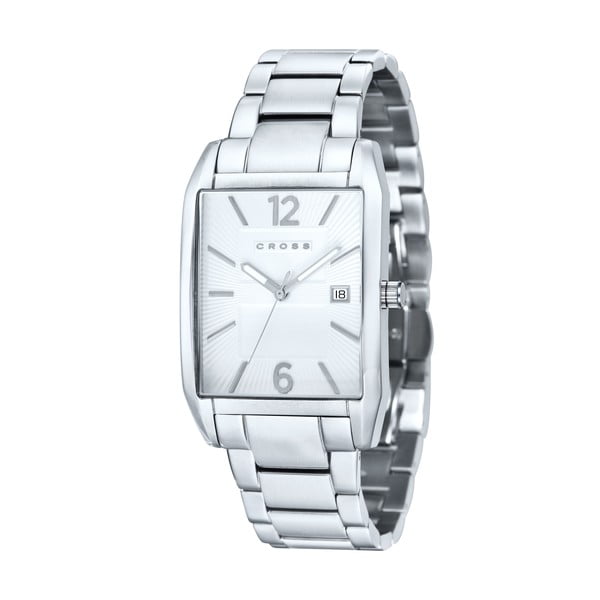 Pánske hodinky Cross Gotham Silver White, 33x38 mm