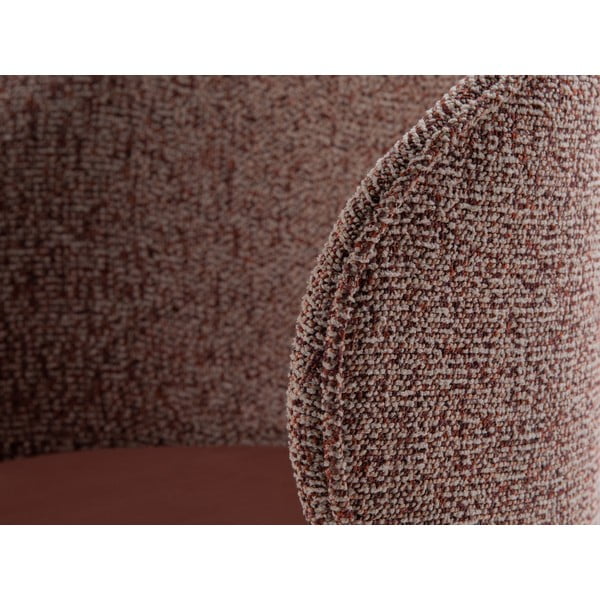 Ružové zamatové kreslo Inez – Micadoni -image-1