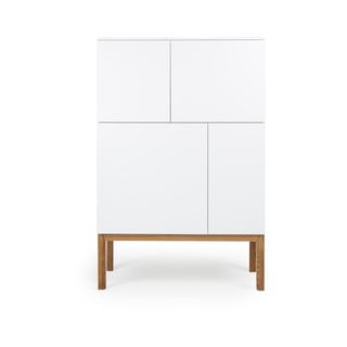 Biela štvordverová skrinka Tenzo Patch, 92 x 138 cm