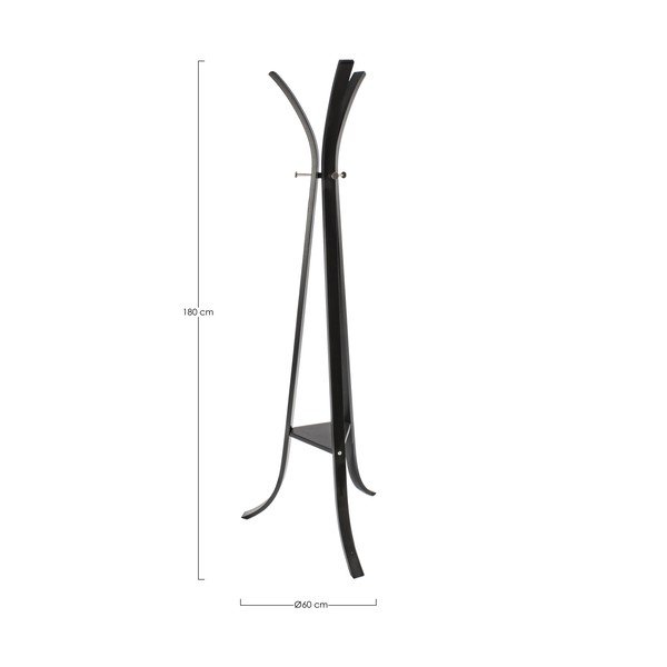 Čierny oceľový vešiak 60x180 cm Triomphe – Bizzotto-image-2