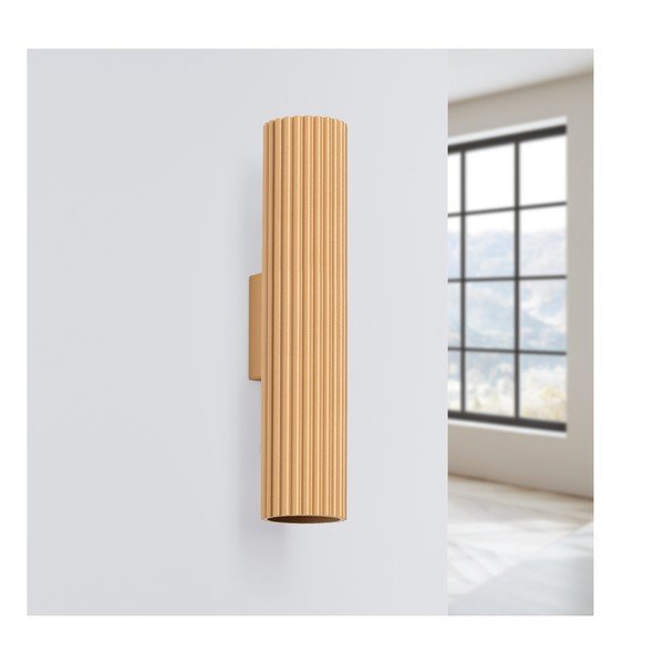 Nástenné svietidlo v zlatej farbe Gleam – Sollux-image-2