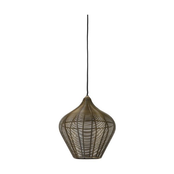 Kovové závesné svietidlo v bronzovej farbe ø 27 cm Alvaro – Light & Living