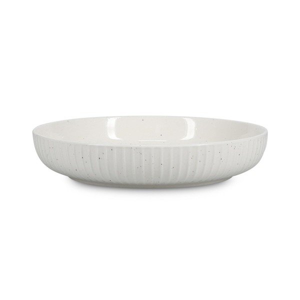 Biely hlboký  tanier ø 22 cm Ora Gloss – Salt&Pepper