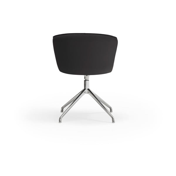 Čierne čalúnené jedálenské kreslá v súprave 2 ks Add – Teulat-image-3