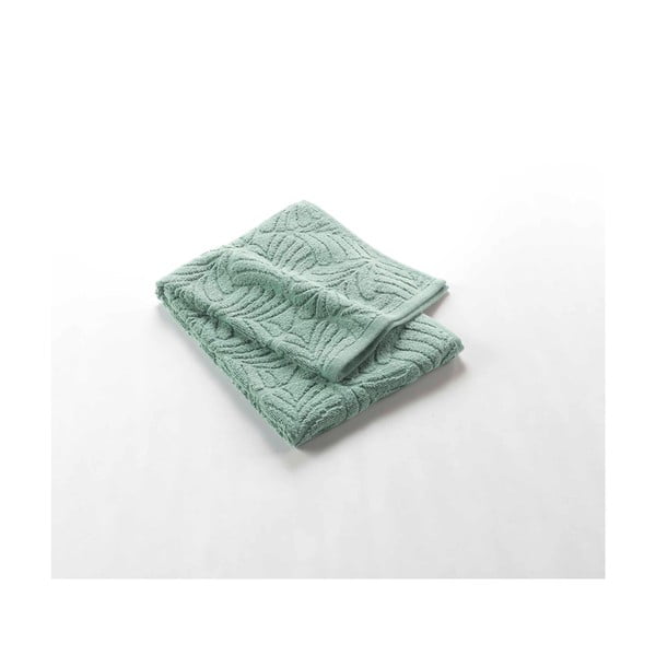 Svetlozelený froté bavlnený uterák 50x90 cm Madeira – douceur d'intérieur