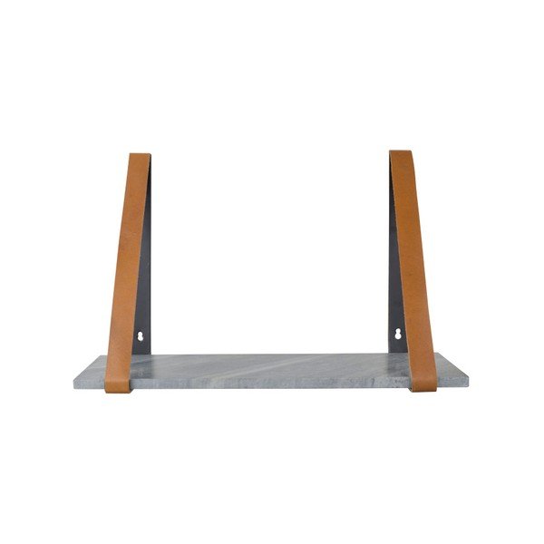 Sivá mramorová nástenná polica Zuiver Fad