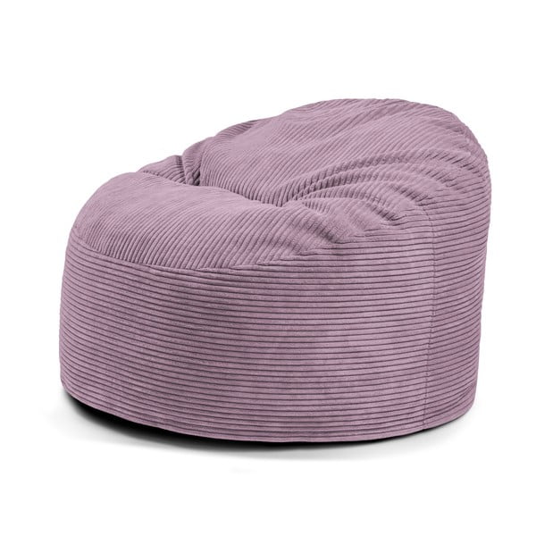 Fialový menčestrový detský sedací vak Om 85 – SLOWDOWN