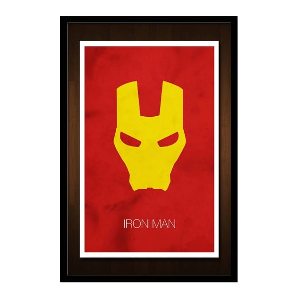 Plagát Iron Man Mask, 35x30 cm