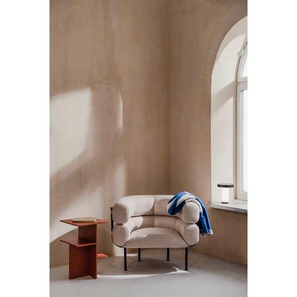 Béžové vlnené kreslo Ubi – noo.ma-image-1