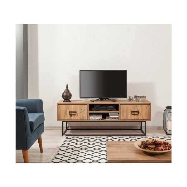 Televízny stolík Hamide, dĺžka 140 cm-image-3