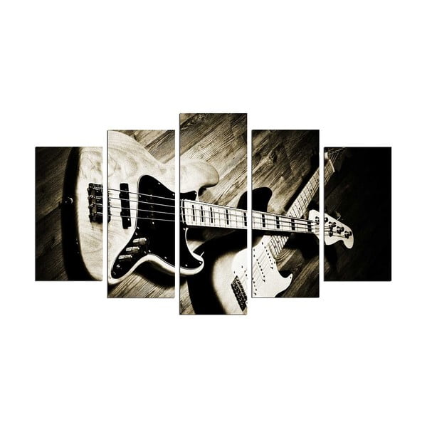 Viacdielny obraz Guitar, 110 × 60 cm