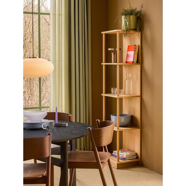 Regál v dekore duba v prírodnej farbe 45x180x37 cm Noblesse – Hübsch-image-1