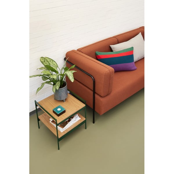 Odkladací stolík s doskou v dubovom dekore 43x43 cm Jaunty – Hübsch-image-1