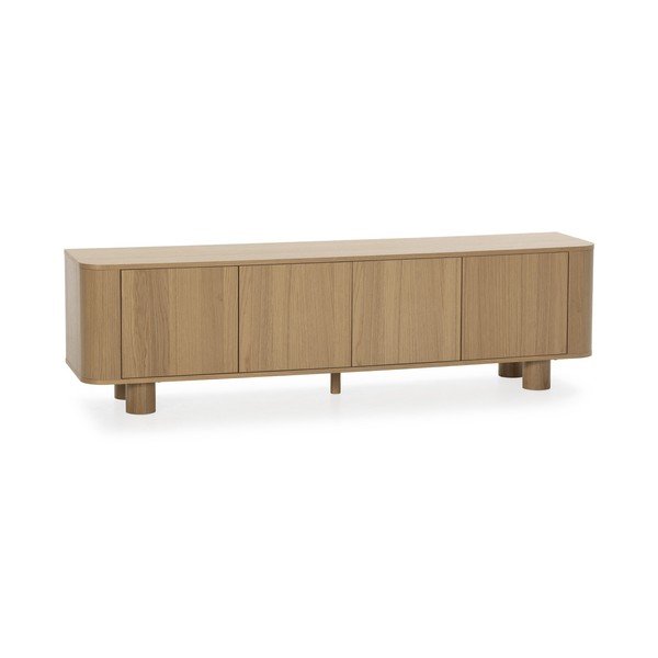 TV stolík v dekore duba v prírodnej farbe 180x50,5x40 cm Padoc – MOME-image-3