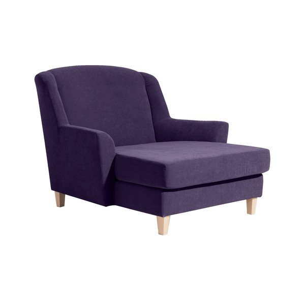 Fialové kreslo Max Winzer Judith Velor-image-2