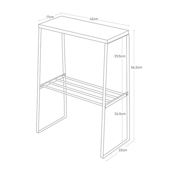 Odkladací stolík 22x42 cm Tosca – YAMAZAKI-image-3