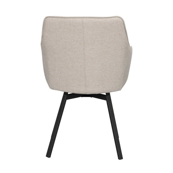 Béžové čalúnené jedálenské kreslá v súprave 2 ks Alison – Rowico-image-4