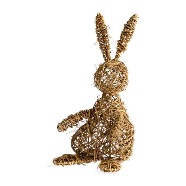 Prútená dekorácia v tvare zajaca Dakls Easter Time