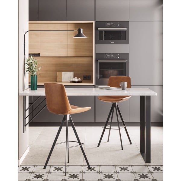 Čierne nástenné svietidlo ø 20 cm Aria – Kave Home-image-1