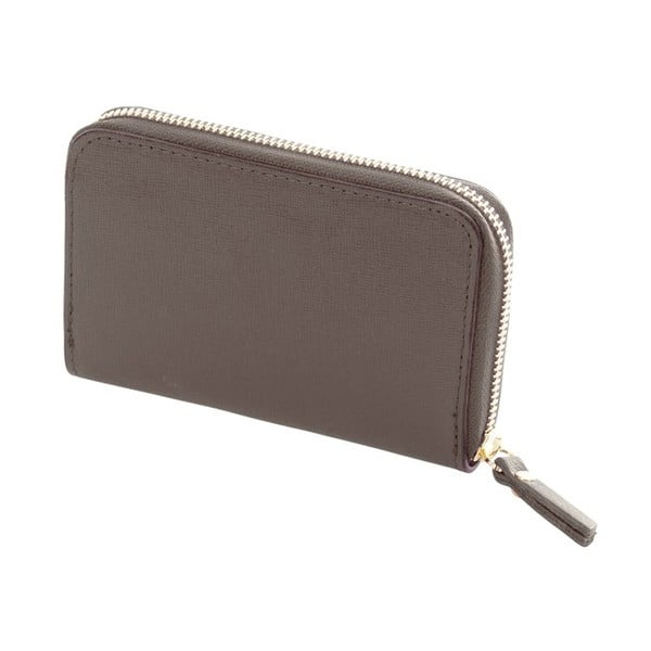 Hnedosivá peňaženka z pravej kože Andrea Cardone Leather