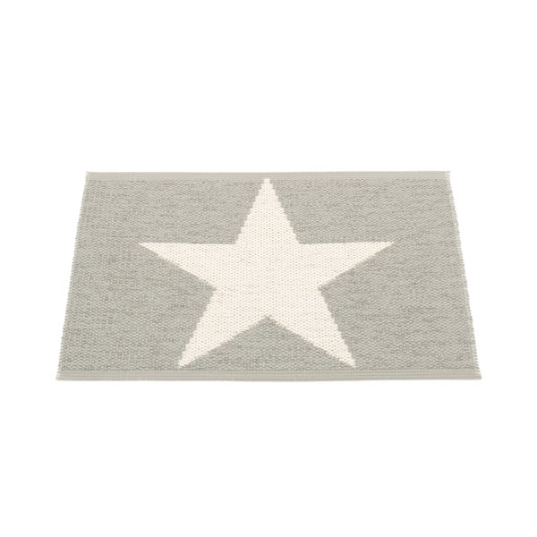 Svetlosivý vnútorný a vonkajší koberec 70x50 cm Viggo Warm Grey – Pappelina