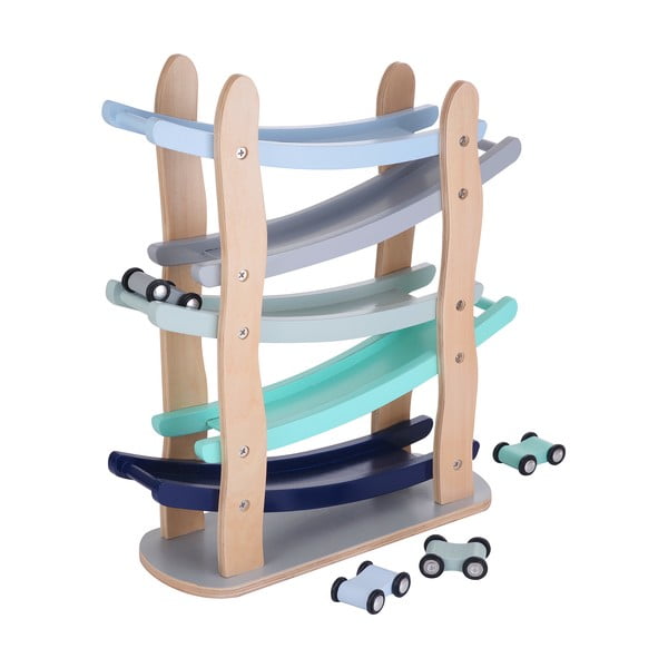 Drevená kaskádová dráha s autíčkami Kindsgut Run-image-3