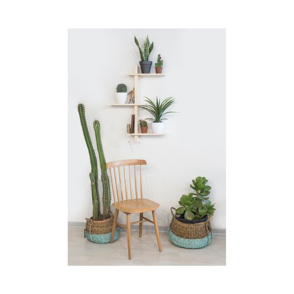 Polica z jedľového dreva na kvety Really Nice Things Natural-image-1