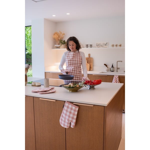 Bavlnená zástera Gingham – Tiseco Home Studio-image-2