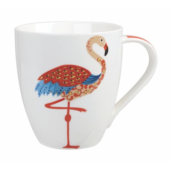 Hrnček z kostného porcelánu Churchill China Couture Flamingo, 500 ml