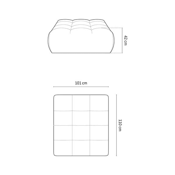 Tmavomodrá podnožka Bloom – Micadoni Home-image-4