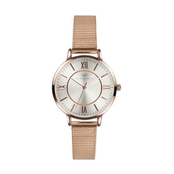 Set dámskych hodiniek s remienkom z chirurgickej ocele a náramku Victoria Walls Centoro-image-1