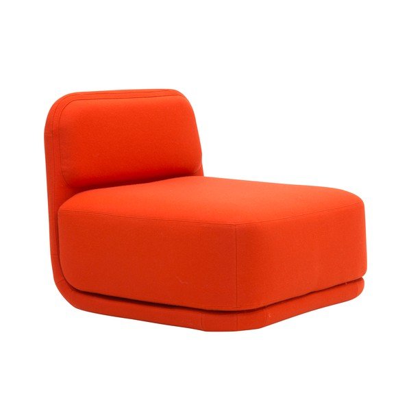 Oranžové kreslo Softline Standby Low-image-2