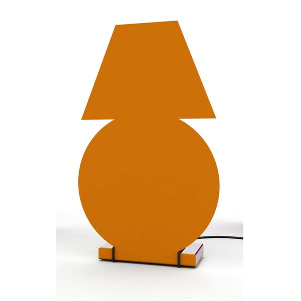 Oranžová stolová lampa Caoscreo Lampadi