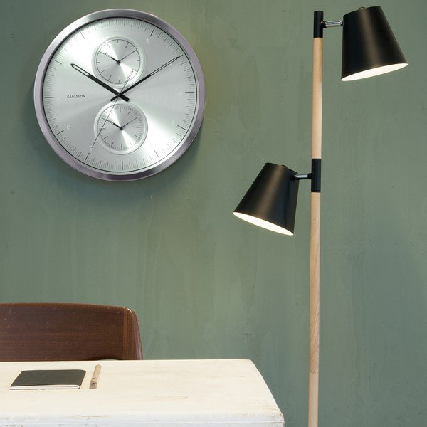 Strieborné hodiny Present Time Multiple Time-image-1