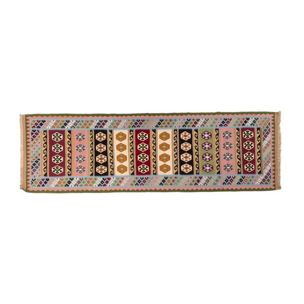 Ručne tkaný koberec Navaei & Co Kilim Azero Astara 157, 298 x 83 cm