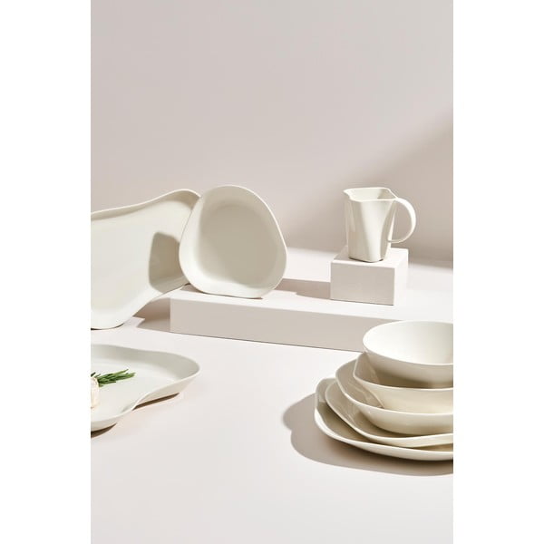 Súprava 2 bielych tanierikov Kütahya Porselen Basic, ø 24 cm-image-3