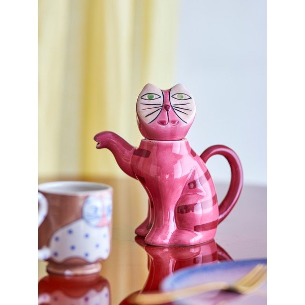 Ružová keramická kanvica na čaj 500 ml Missy – Bloomingville-image-4