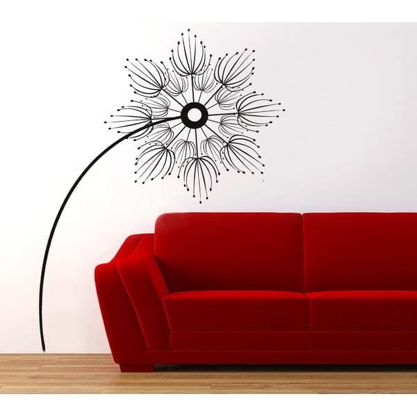 Samolepka Abstraktný kvet, 70x50 cm