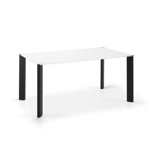 Jedálenský stôl s čiernou podnožou La Forma Corner