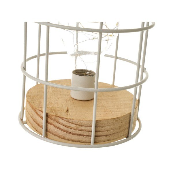 Biela stolová lampa (výška  20,5 cm) – Casa Selección-image-4
