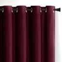 Vínovočervený zamatový dimout záves 140x245 cm Eyelets – Restilo
