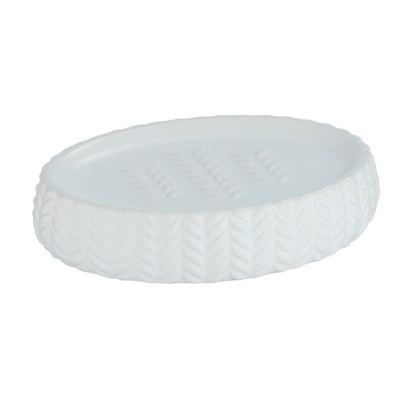 Biela keramická nádobka na mydlo Wenko Barinas