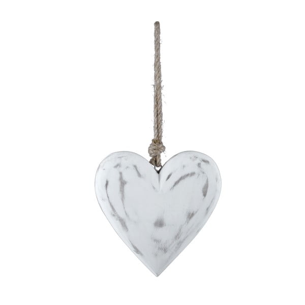 Závesná dekorácia v tvare srdca Ego Dekor, výška 12,5 cm