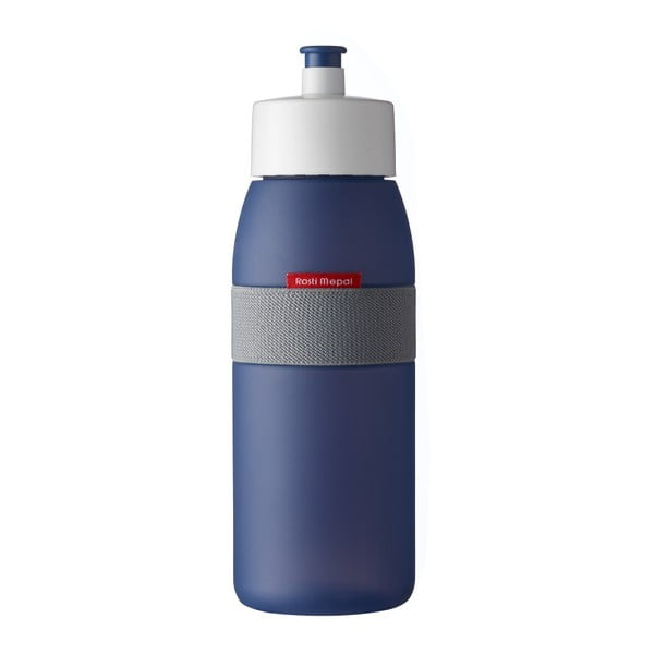 Tmavomodrá fľaša na vodu Rosti Mepal Ellipse Sports, 500 ml