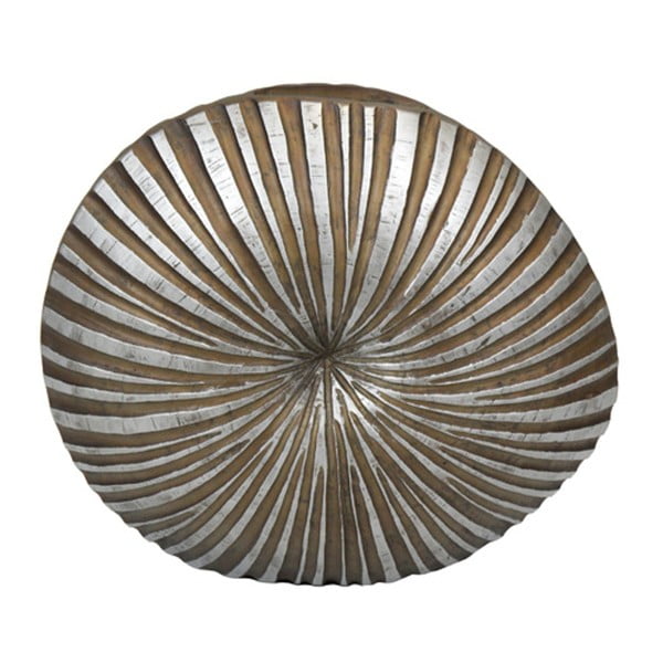 Svetlohnedá váza Stardeco Shell, 44 cm